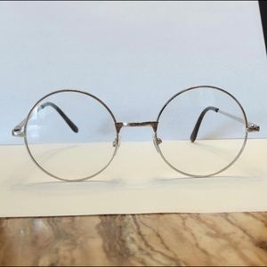 Silver Lightweight Circle Eyeglasses